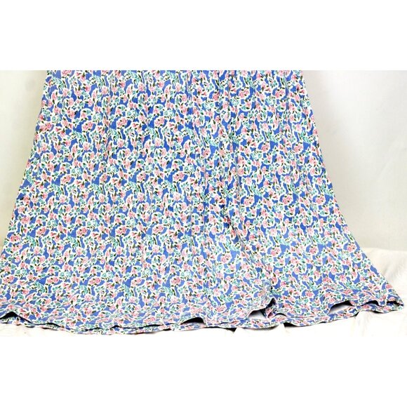 VTG Skyr Floral Knit Dress Granny Cottage Core sz Med House Summer Casual - Picture 4 of 9